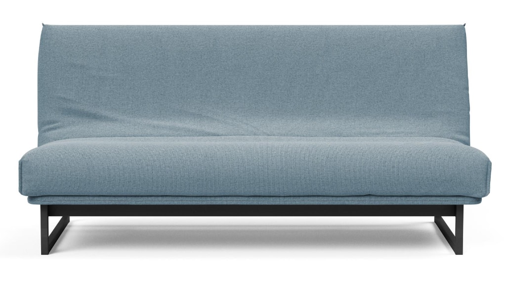 Fraction 140 bäddsoffa, klädd i tyg 558 Soft Indigo, som soffa