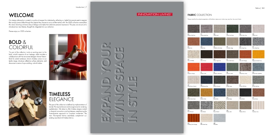 Innovation Living Red Label produktkatalog 2025
